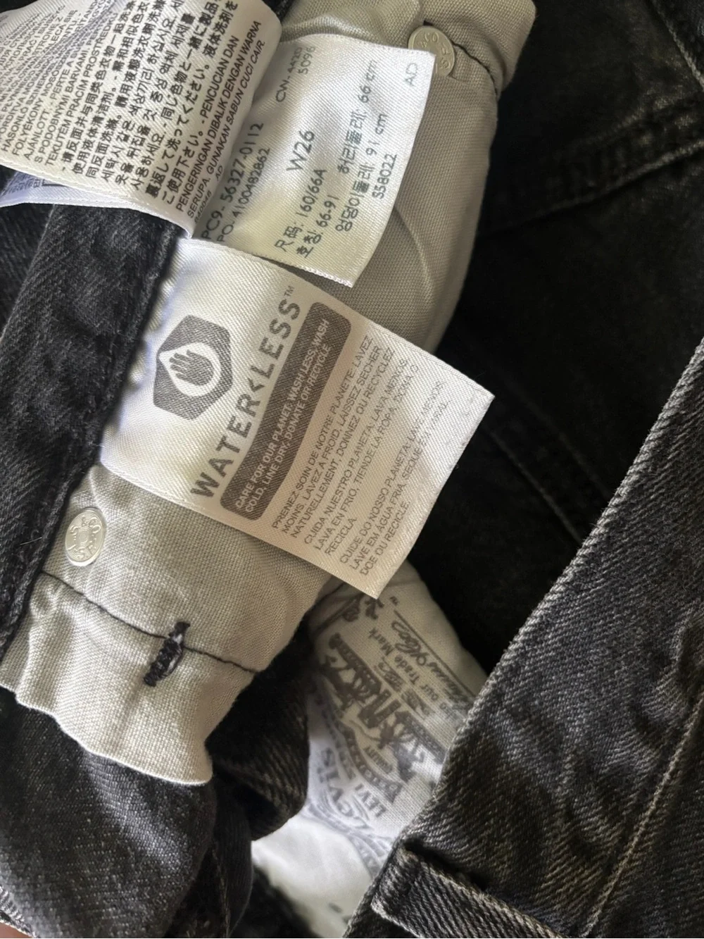 Levi’s 501 Black Denim Shorts